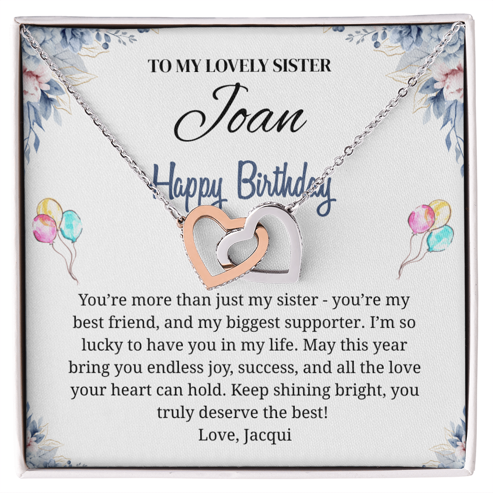 TO MY SISTER ON YOUR BIRTHDAY