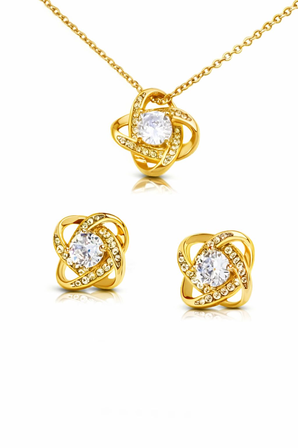 TWO PIECE EARRING AND NECKLACE
